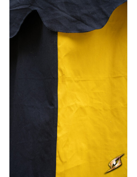 Tenda tendone medievale, nero-giallo...