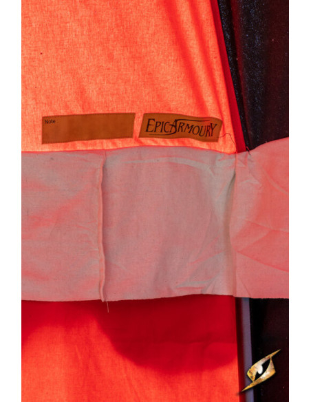 Tenda tendone medievale, nero-rosso 4...