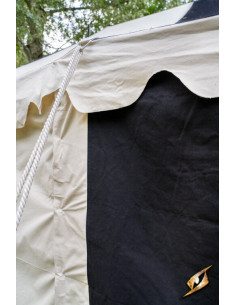 Tenda tendone medievale, nero naturale 4 x 6 metri.... 2