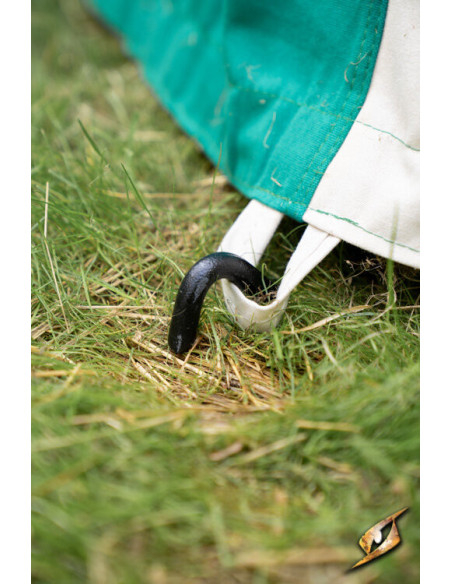 Tenda tendone medievale, verde...