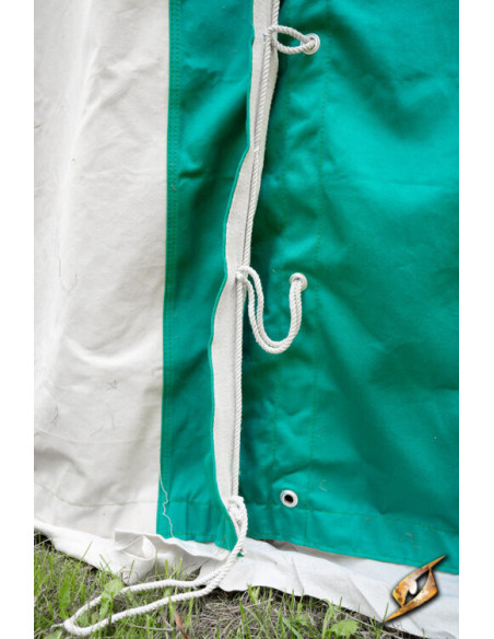 Tenda tendone medievale, verde...