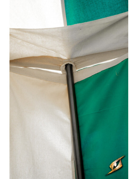 Tenda tendone medievale, verde...