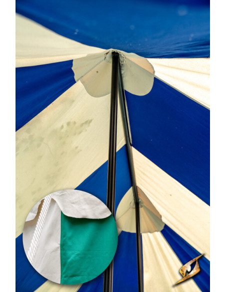 Tenda tendone medievale, verde...