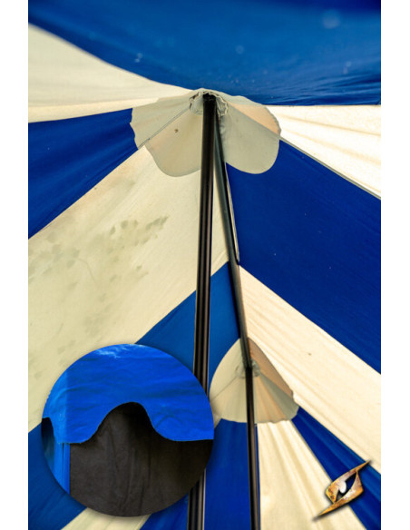 Tenda tendone medievale, nero-blu 4 x...