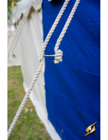 Tenda medievale a padiglione, blu...