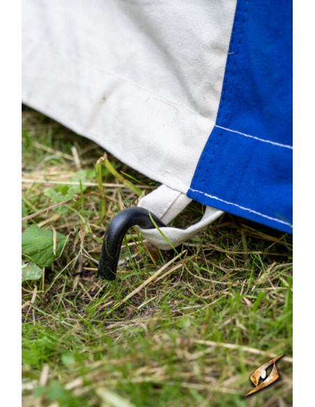 Tenda medievale a padiglione, blu...