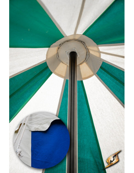 Tenda medievale a padiglione, blu...