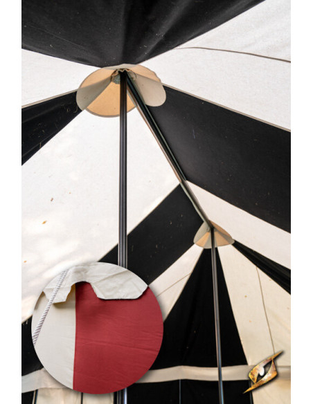 Tenda tendone medievale, rosso...