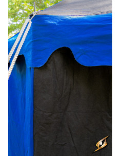 Tenda tendone medievale, nero-blu 5 x 8 metri. (Versione... 2