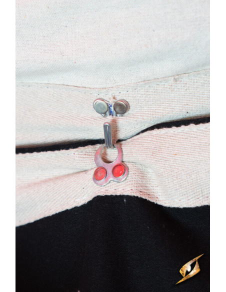 Tenda tendone medievale, nero-rosso 5... Tenda tendone medievale, nero-rosso 5...