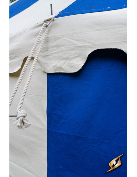 Tenda tendone medievale, blu naturale...