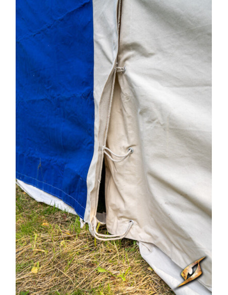 Tenda tendone medievale, blu naturale...