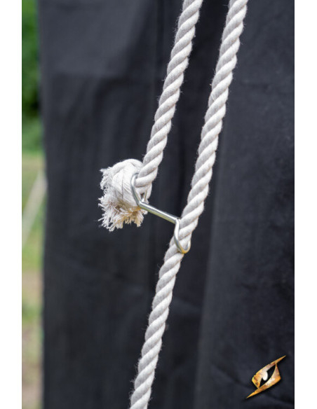 Tenda tendone medievale, nero-giallo...