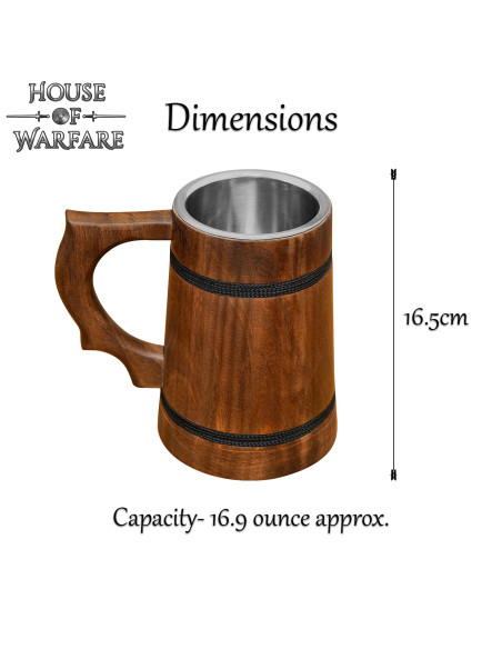 Brocca in acciaio-legno, Pirata dei...