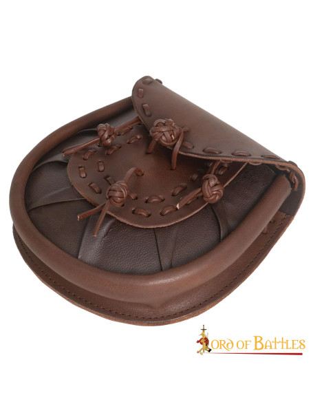 Marsupio medievale in pelle con...