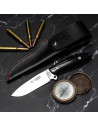 Coltello da caccia Cudeman Suther, manico in micarta nera