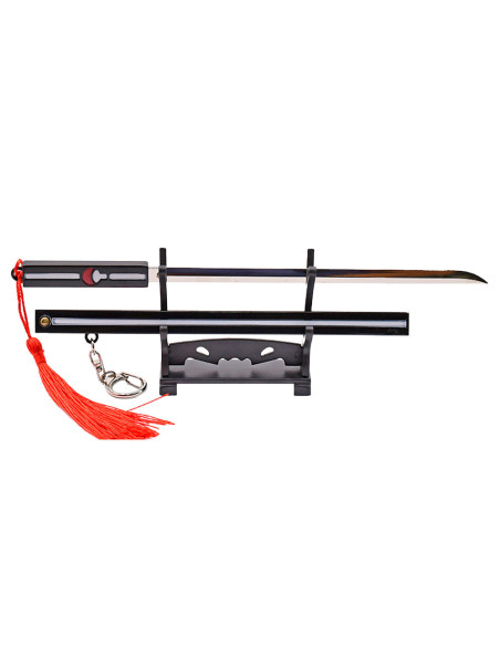 Portachiavi Sasuke Uchiha con katana...