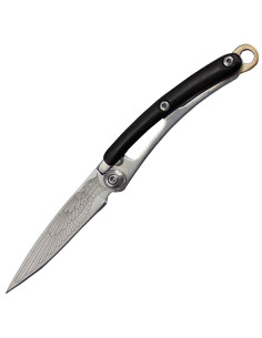 Terzo coltello modello N7, manico in ebano (11,6 cm.)