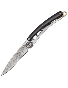 Terzo coltello modello N8, manico in ebano (16,6 cm.)