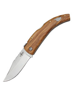 Terzo coltello modello N23, manico in olivo (20 cm.)