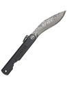 Terzo coltello tascabile Higonokami N17-10, acciaio Damasco (16,5 cm.)