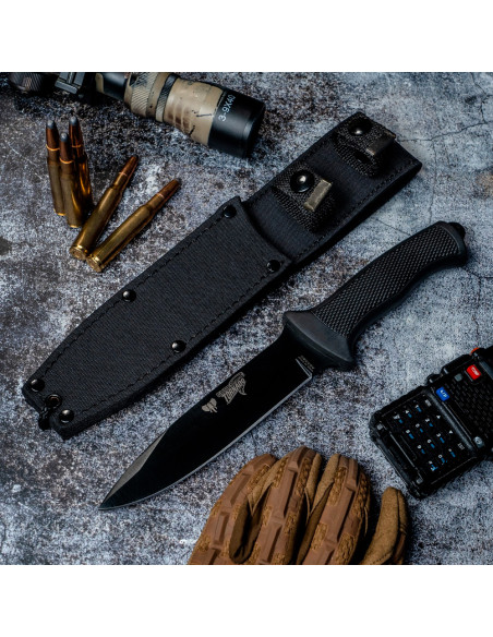 Coltello tattico modello Tornado lama nera