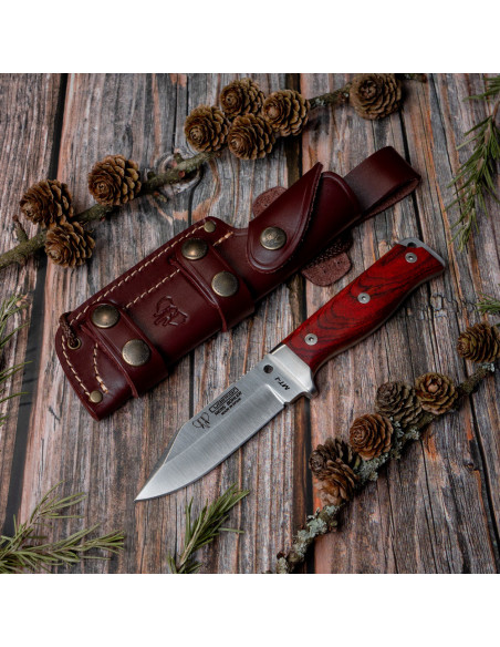 Coltello tattico manico Cocobolo,...