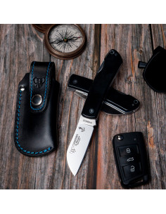 Coltello tascabile da marinaio in micarta con fodero