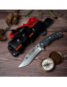 Coltello Bushcraft Cudeman nero JJSK1