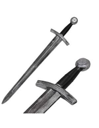 Spada medievale per bambini croce decorata (70 cm.)