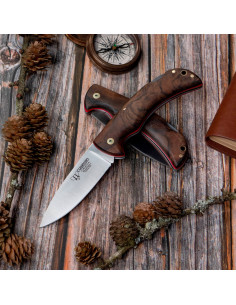 Coltello da caccia in noce Cudeman