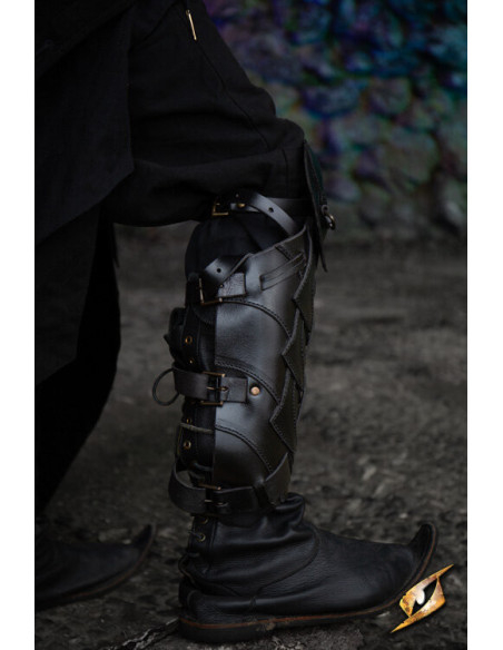 Schinieri in pelle del Guerriero...