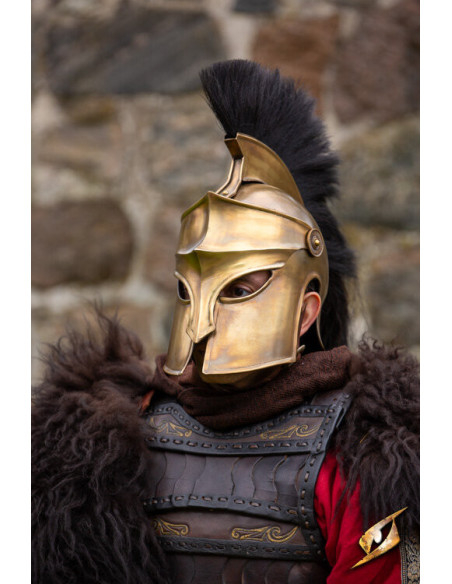 Elmo corinzio con pennacchio,...