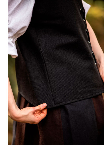 Gilet medievale in cotone Franziska,...