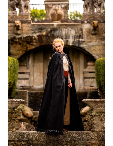 Mantello medievale Erna in cotone con...