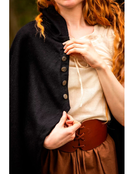 Mantella medievale corta da donna,...