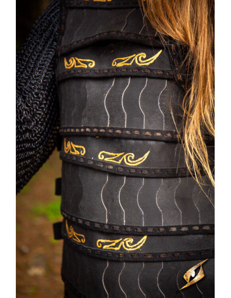 Armatura celtica lamellare in pelle...