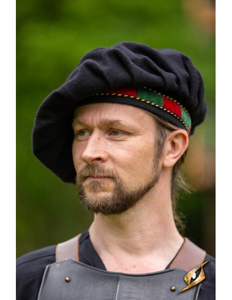 Parlota da menestrello medievale in...