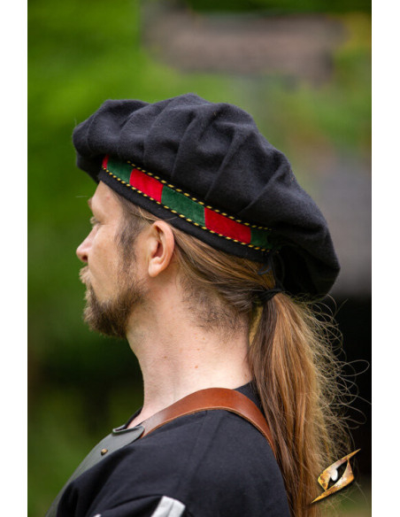 Parlota da menestrello medievale in...