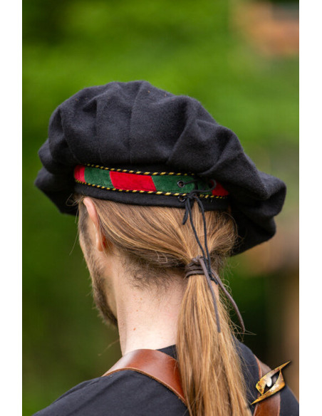 Parlota da menestrello medievale in...