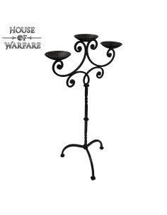 Candelabro medievale forgiato a mano