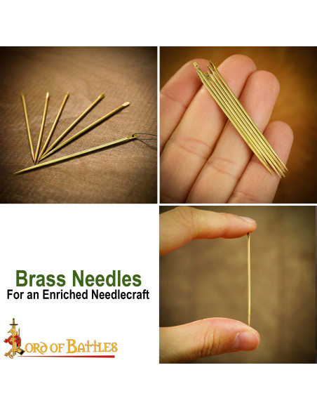 Confezione da 5 aghi medievali in...
