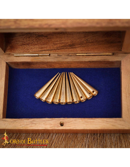 Confezione da 10 puntali medievali in...