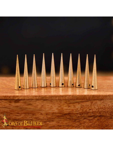 Confezione da 10 puntali medievali in...