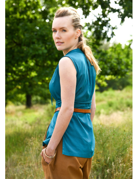 Blusa medieval modello Levke in...