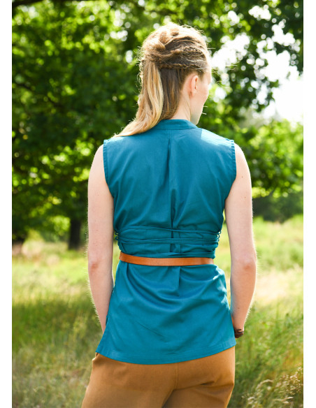 Blusa medieval modello Levke in...