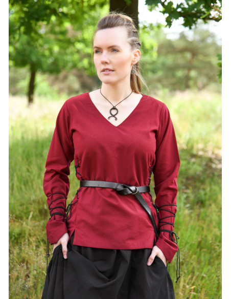 Blusa medieval modello Aila in...