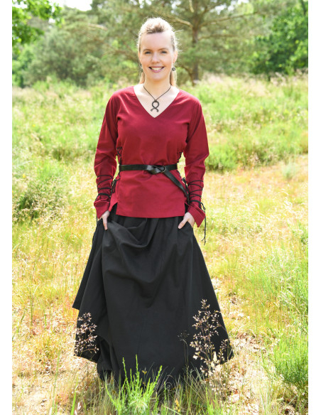 Blusa medieval modello Aila in...