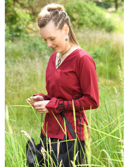 Blusa medieval modello Aila in...