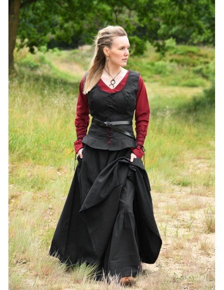 Blusa medieval modello Aila in...